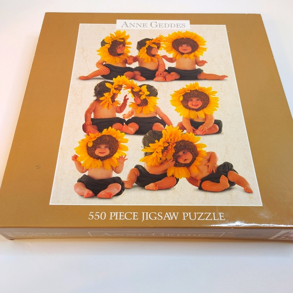 New Anne Geddes Sunflower Babies Jigsaw Puzzle
